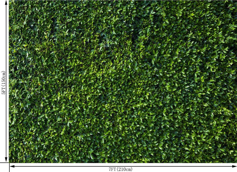 OUYIDA Green Leaves Photography Backdrops Grass Backdrop Wall Greenery Safari Party Decoration Photoshoot Newborn Baby Shower Backdrop Wedding Birthday Photo Background Studio Props Booth 7x5FT PCK41 - Image 3